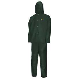 Dunlop 7631300 Irontex 3 Piece Rain Suit - Green