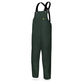 Dunlop 7633900 Bib Overalls w/Kneepad Pockets - Green