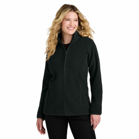 Port Authority L700 Ladies C-FREE Raglan Fleece - Deep Black