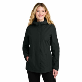 Port Authority L714 Ladies C-FREE Rain Jacket - Deep Black