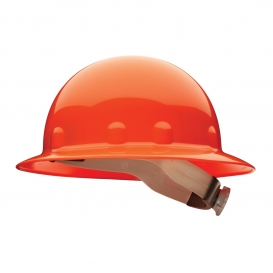 Fibre Metal E1RW Full Brim Hard Hat - Ratchet Suspension - Orange