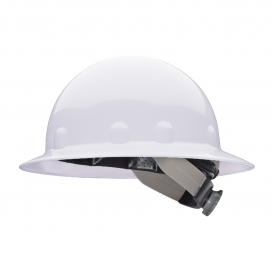 Fibre Metal E1SW Full Brim Hard Hat - SwingStrap Suspension - White