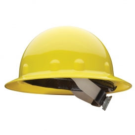 Fibre Metal E1SW Full Brim Hard Hat - SwingStrap Suspension - Yellow