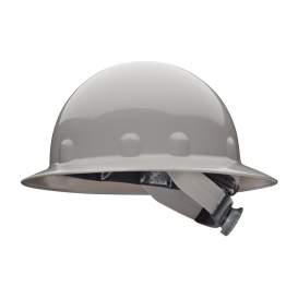 Fibre Metal E1SW Full Brim Hard Hat - SwingStrap Suspension - Gray