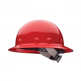 Fibre Metal E1SW Full Brim Hard Hat - SwingStrap Suspension - Red