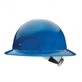 Fibre Metal E1SW Full Brim Hard Hat - SwingStrap Suspension - Blue