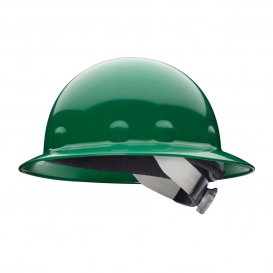 Fibre Metal E1SW Full Brim Hard Hat - SwingStrap Suspension - Green