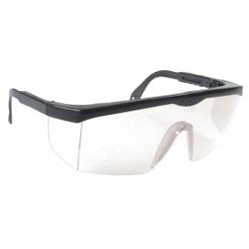 Radians Shark Safety Glasses - Black Frame - Clear Anti-Fog Lens