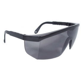 Radians Shark Safety Glasses - Black Frame - Smoke Lens