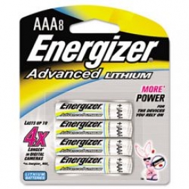Energizer Advanced Lithium AAA Batteries - 8 Pack