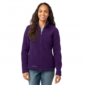 Eddie Bauer EB201 Ladies Full-Zip Fleece Jacket - Blackberry