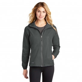 Eddie Bauer EB501 Ladies Packable Wind Jacket - Grey Steel