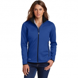 Eddie Bauer EB539 Ladies Weather-Resistant Soft Shell Jacket - Cobalt Blue