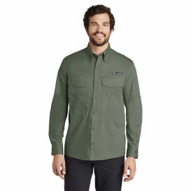 Eddie Bauer EB606 Long Sleeve Fishing Shirt - Seagrass Green