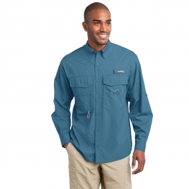 Eddie Bauer EB606 Long Sleeve Fishing Shirt - Blue Gill