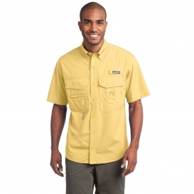 Eddie Bauer EB608 Short Sleeve Fishing Shirt - Goldenrod Yellow