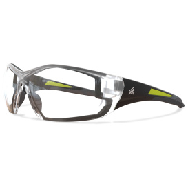 Edge GSD111-G2 Delano G2 Safety Glasses - Black Foam-Lined Frame - Clear Lens