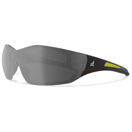 Edge GSD117-G2 Delano G2 Safety Glasses - Black Foam Lined Frame - Silver Mirror Lens