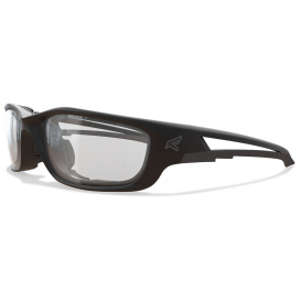 Edge GSK-XL111VS Kazbek XL Safety Glasses - Black Foam-Lined XL Frame - Clear Vapor Shield Anti-Fog Lens