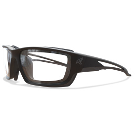 Edge GSK111VS Kazbek Safety Glasses - Black Foam Lined Frame - Clear Vapor Shield Anti-Fog Lens