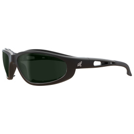 Edge GSW11-IR5 Dakura Safety Glasses - Black Foam-Lined Frame - Green IR5 Lens