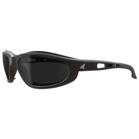Edge GSW116 Dakura Safety Glasses - Black Foam-Lined Frame - Smoke Lens