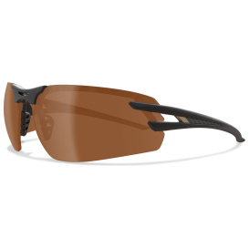 Edge SL115VS Salita Safety Glasses - Black Frame - Copper Vapor Shield Anti-Fog Lens