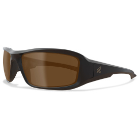 Edge XB235 Brazeau Safety Glasses - Black Frame - Copper Polarized Lens