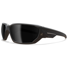 Edge TXD416 Dawson Safety Glasses - Black Frame - Smoke Polarized Lens
