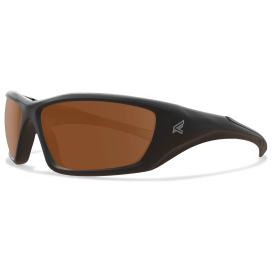 Edge TXR415 Robson Safety Glasses - Black Frame - Copper Polarized Lens