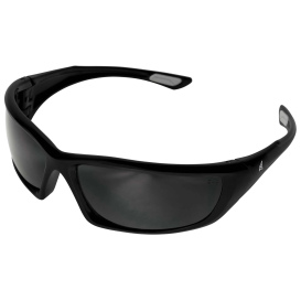Edge XR-XL416VS Robson XL Safety Glasses - Black Frame - Smoke Vapor Shield Anti-Fog Lens