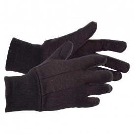 ERB 14430 Brown 100% Cotton Jersey Work Gloves