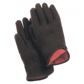 ERB 14470 Lined Brown Jersey Work Gloves