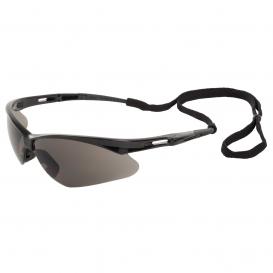 ERB by Delta Plus 15326 Octane Safety Glasses - Black Frame - Gray Lens