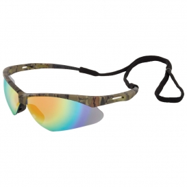 ERB by Delta Plus 15340 Octane Safety Glasses - Camo Frame - Hi-Res Red Mirror Lens