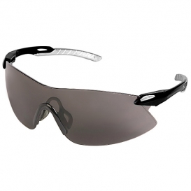 ERB Strikers Safety Glasses - Black Frame - Smoke Lens