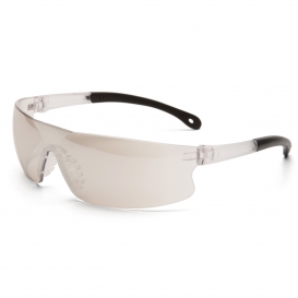 ERB Invasion Safety Glasses - Clear Frame - Indoor/Outdoor Mirror Lens