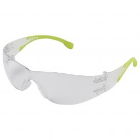 ERB by Delta Plus 16266 I-Fit Flex Safety Glasses - Apple Green Frame - Clear Lens
