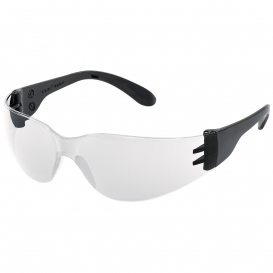 ERB by Delta Plus 17451 IProtect Slick Safety Glasses - Black Frame - Clear Anti-Fog Lens