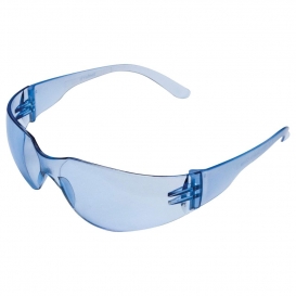 ERB by Delta Plus 17515 IProtect Safety Glasses - Blue Frame - Light Blue Lens