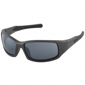 ERB by Delta Plus 17580 O.N.E. Free Ride Safety Glasses - Silver Frame - Gray Mirror Lens