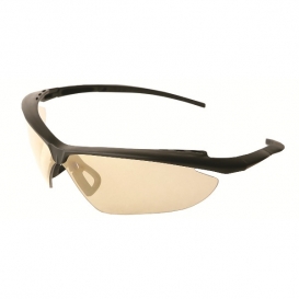 ERB Nightfire Safety Glasses - Black Frame - Gold Mirror Lens