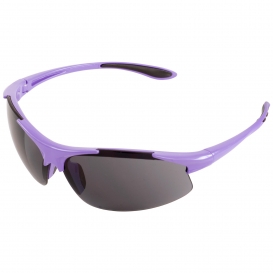 ERB by Delta Plus 18625 Ella Safety Glasses - Purple Frame - Gray Lens