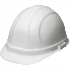 ERB by Delta Plus 19131 Omega II Hard Hat - 6-Point Pinlock Suspension - White