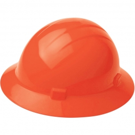 ERB 19223 Americana Full Brim Hard Hat - 4-Point Ratchet Suspension - Orange