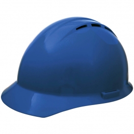 ERB by Delta Plus 19256 Americana Vented Hard Hat - 4-Point Pinlock Suspension - Blue