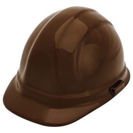 ERB by Delta Plus 19310 Omega II Hard Hat - 6-Point Pinlock Suspension - Brown