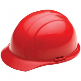 ERB by Delta Plus 19364 Americana Hard Hat - 4-Point Ratchet Suspension - Red