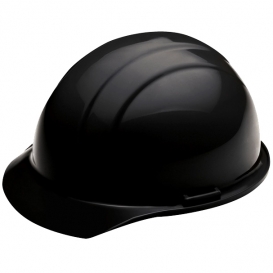 ERB 19371 Americana Hard Hat - 4-Point Ratchet Suspension - Black