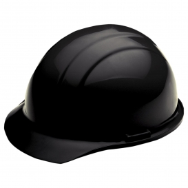 ERB by Delta Plus 19371 Americana Hard Hat - 4-Point Ratchet Suspension - Black